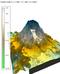 Mount St. Helens with scale